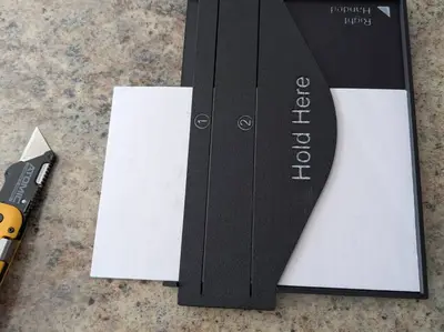 Cutting Guide for Scrap Paper