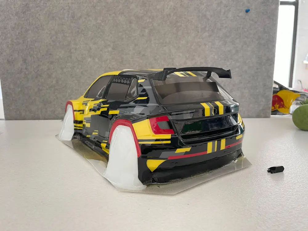 RC Car Wing #1 - Skoda Fabia R5