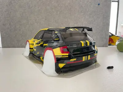 RC Car Wing #1 - Skoda Fabia R5