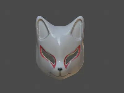 MÁSCARA KITSUNE