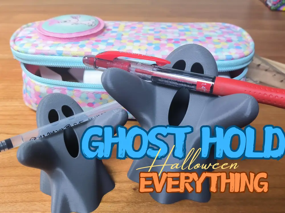万圣节幽灵笔架 / Spooked Ghost Pen Holder /