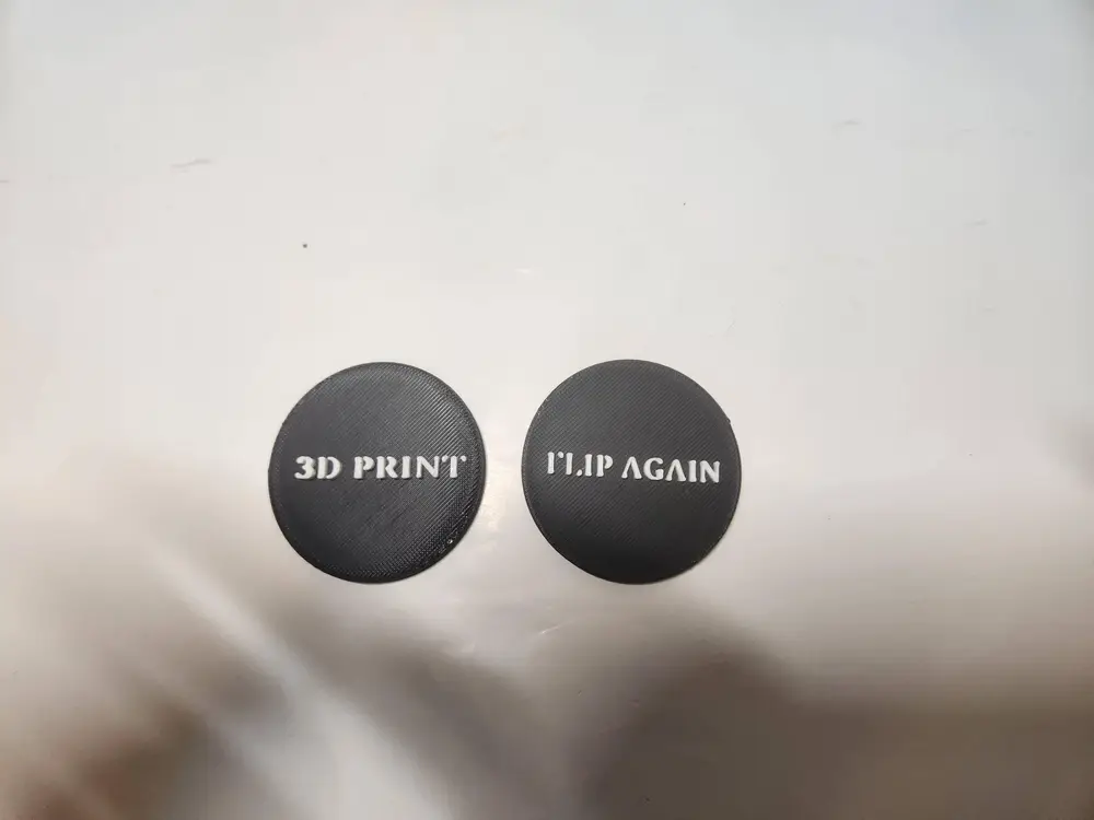 Coin toss 3D print or not to print?