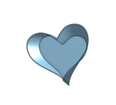 Heart-shaped tray.