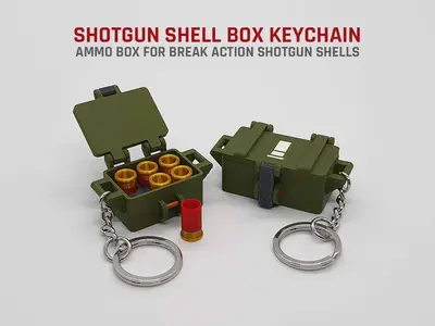 Shotgun Shell Ammo Box