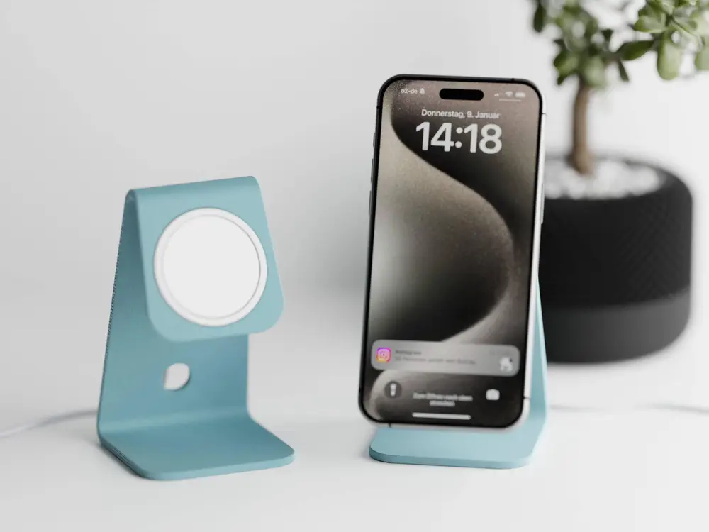 Minimalistic Phone Stand with MagSafe (USB-C)