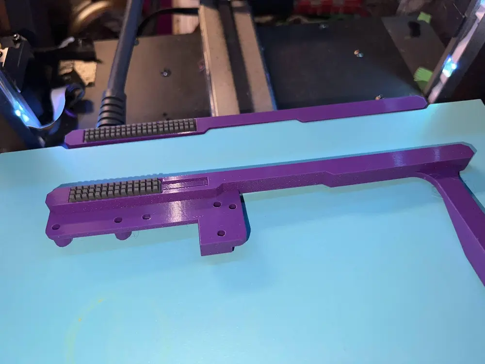 Kobra 3 Rear Plate Adapter for Bambu Lab A1 Silicone Nozzle Wiping Pads