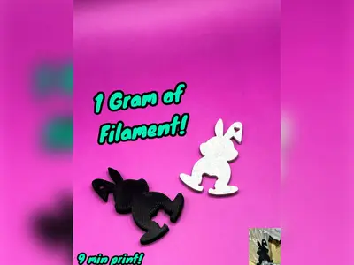 Love Bunny Bread Clip