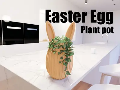 Easter Egg Plant Pot