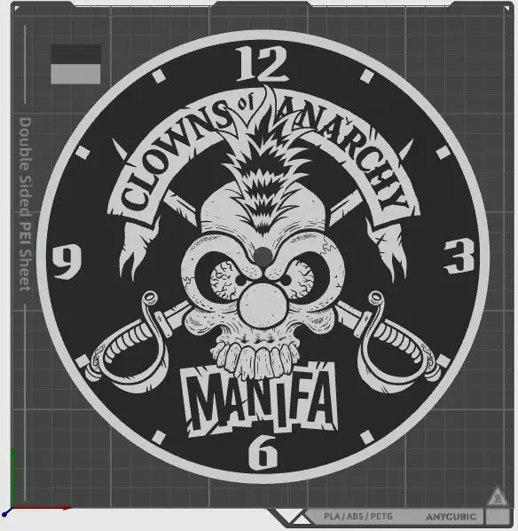 Reloj grupo de música MANIFA