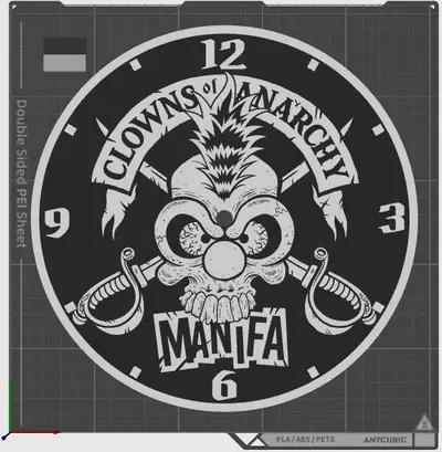 Reloj grupo de música MANIFA