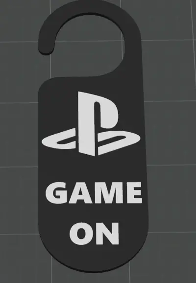 Etichetta Porta Playsyation - Playstation door tag