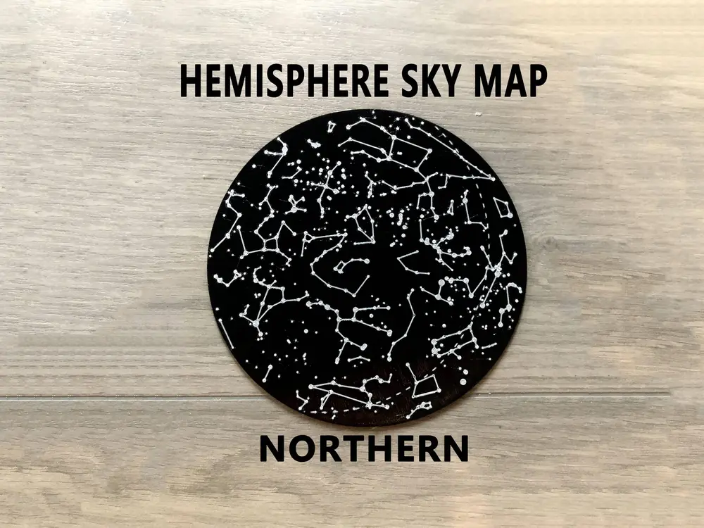 Northern-Hemisphere Sky Map - Plate cushion