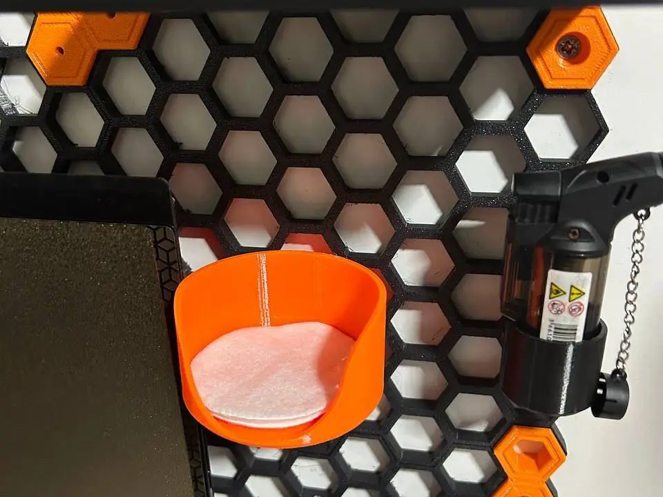 cotton disk per Honeycomb storage wall