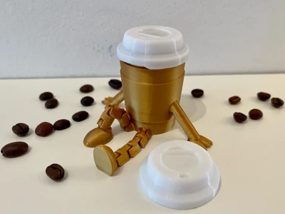 Flexi Coffee Cup Buddy (articulated - no supports)