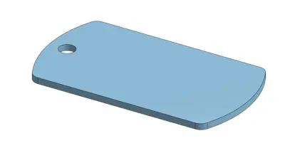 Dog Tag (Blank)