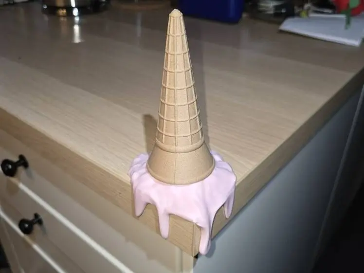 Melting ice cream