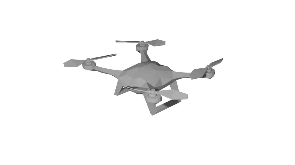 low Poly drone
