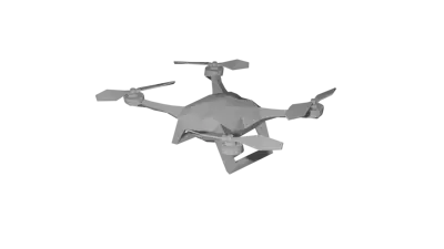 low Poly drone