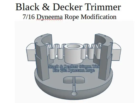 Black & Decker Weed Trimmer Mod