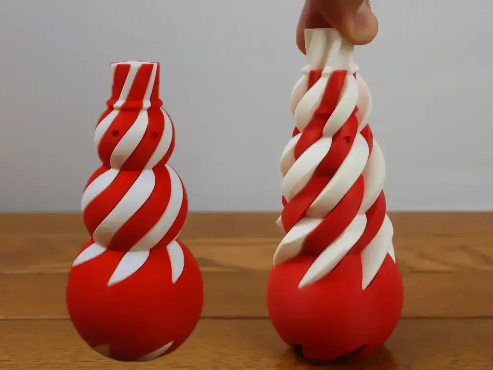 twisty fidget : snowman