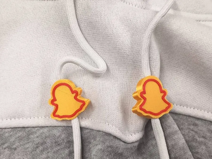 SnapChat Hoodie Drawstring Beads