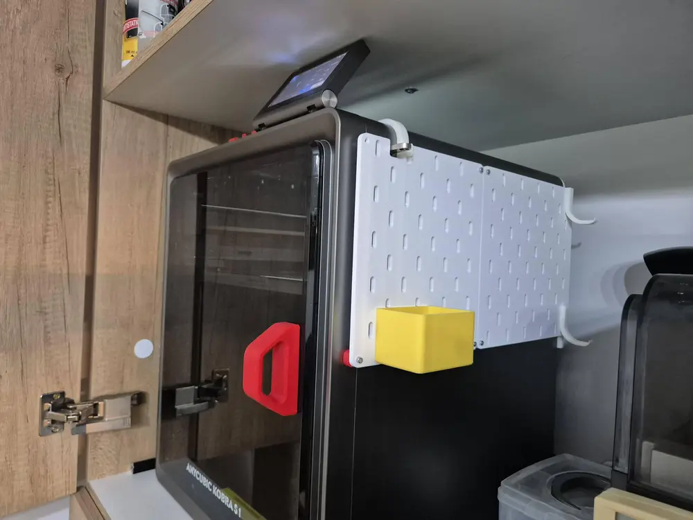 Kobra S1 - Right side Ikea Skadis organizer