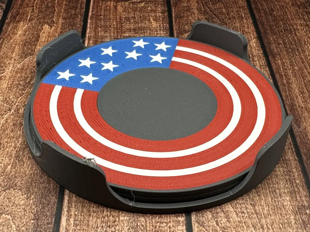 Modern USA Drinks Coasters