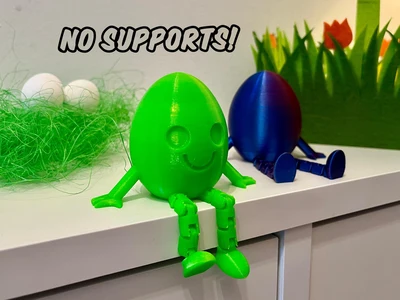 Flexi Easter Egg Buddy (articulated - no supports)