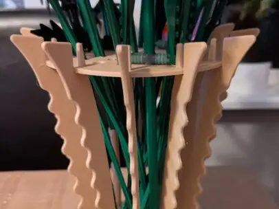 积木花瓶