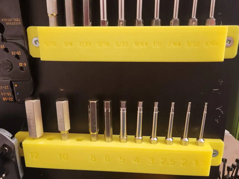 Hex Drill Bit Organizer