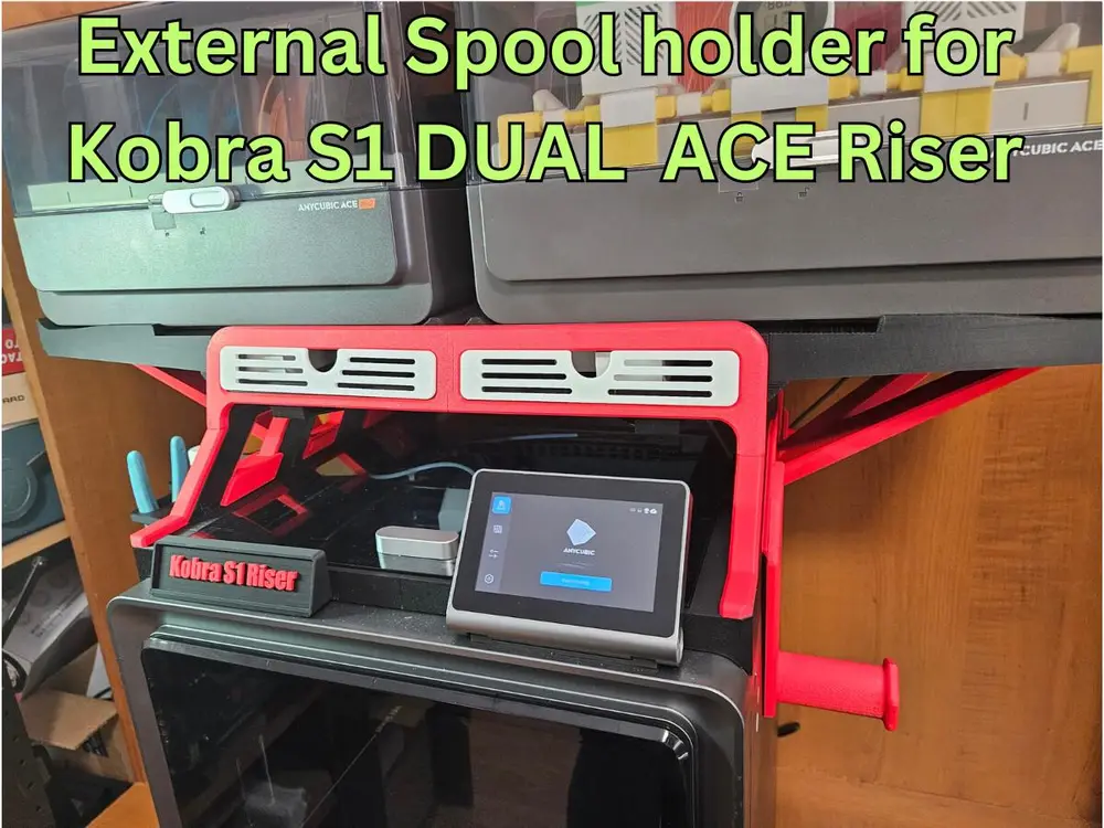 EXTERNAL SPOOL HOLDER FOR KOBRA S1 RISER
