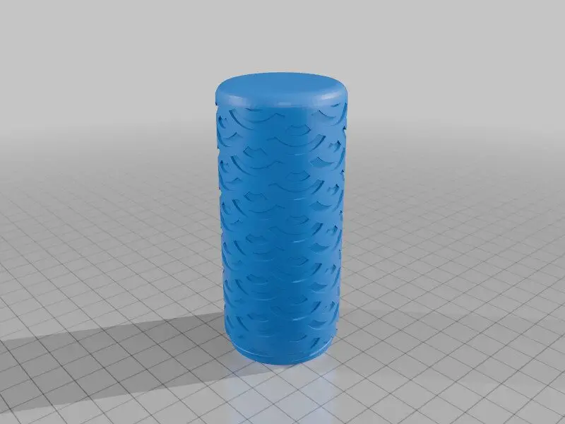 a simple 4x2 gridfinity bin with a height of 8U  magnet holes: round magnet location: all over