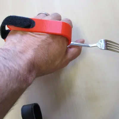 Palmar cutlery clamp/Pinzas palmares para AVD