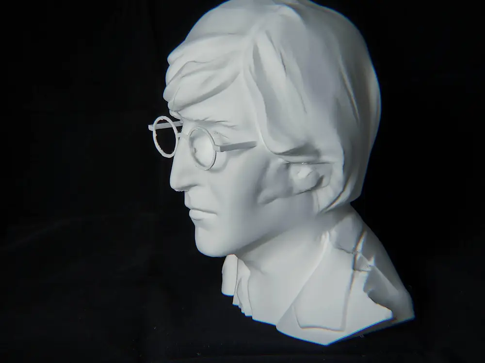 bust of John Lennon  the Beatles
