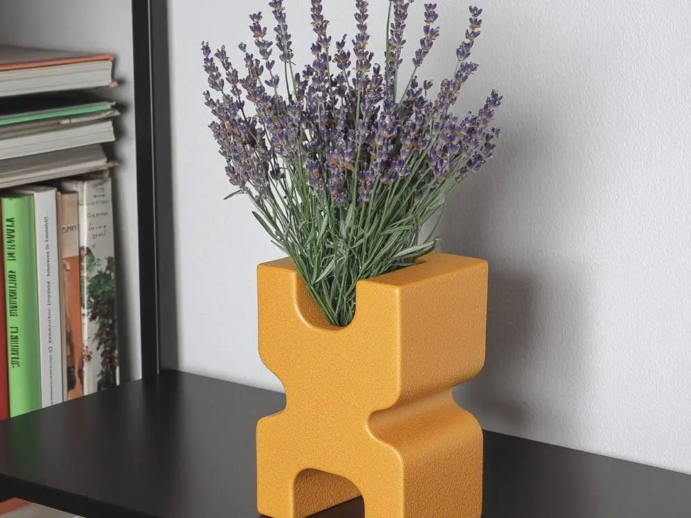 Bold X-shaped Modern Vase
