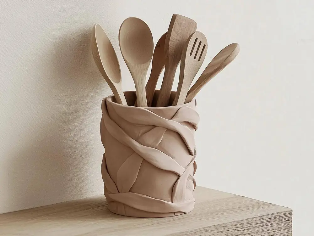 Clay Weave Holder