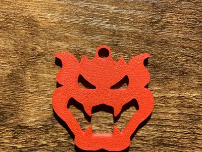 Bowser Mariobros keychain