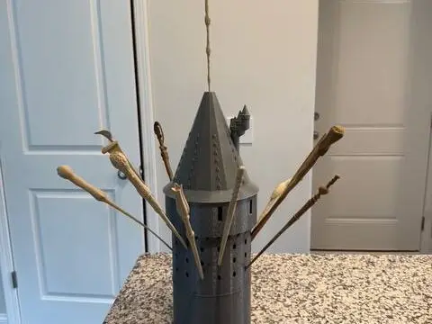 Hogwarts Wand Stand, music box, and night light