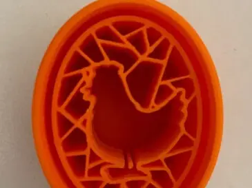 小鸡饼干模具