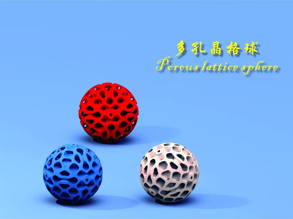 多孔晶格球Porous lattice sphere