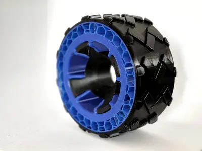 Custom Airless Wheel recycling cardboard spool