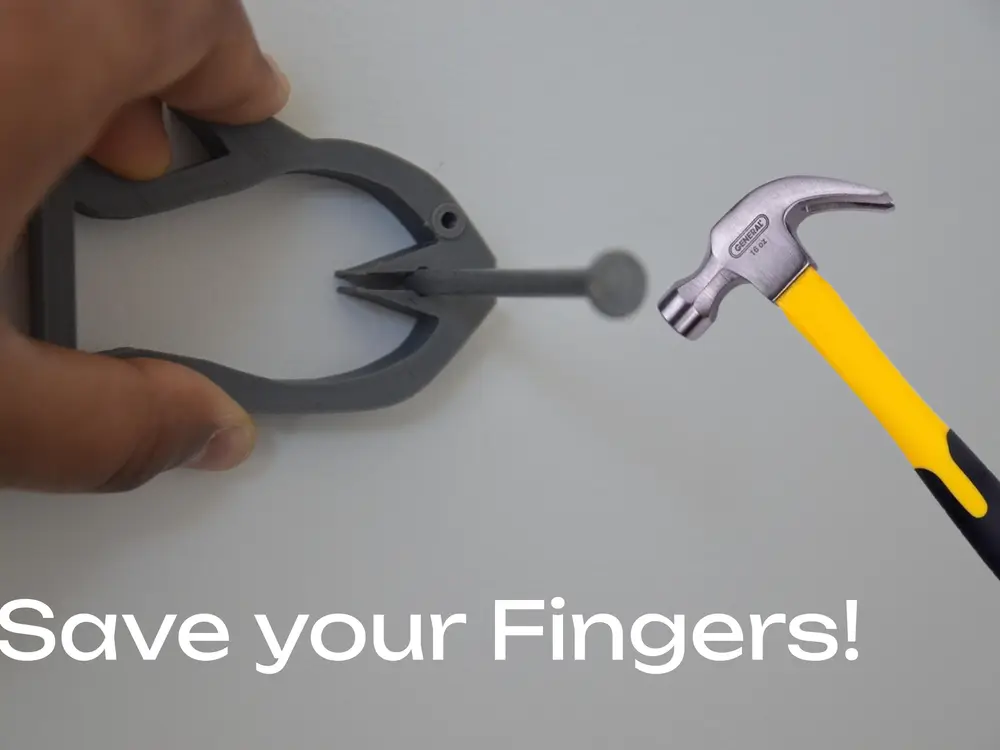 Fumbling Fish - Nail Holding Tool for EZ Hammering