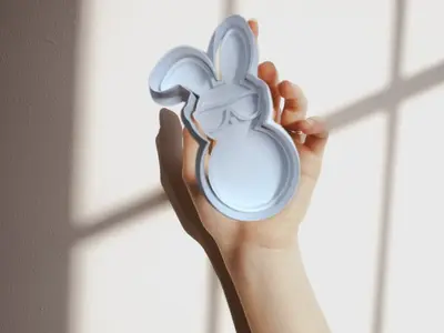 easter cool bunny cooki cutter