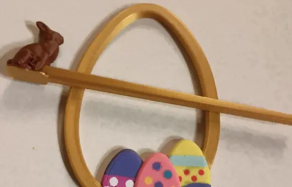 Pasador de pelo de Pascua