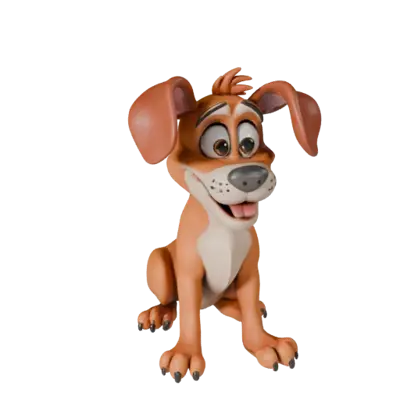 goofy puppy