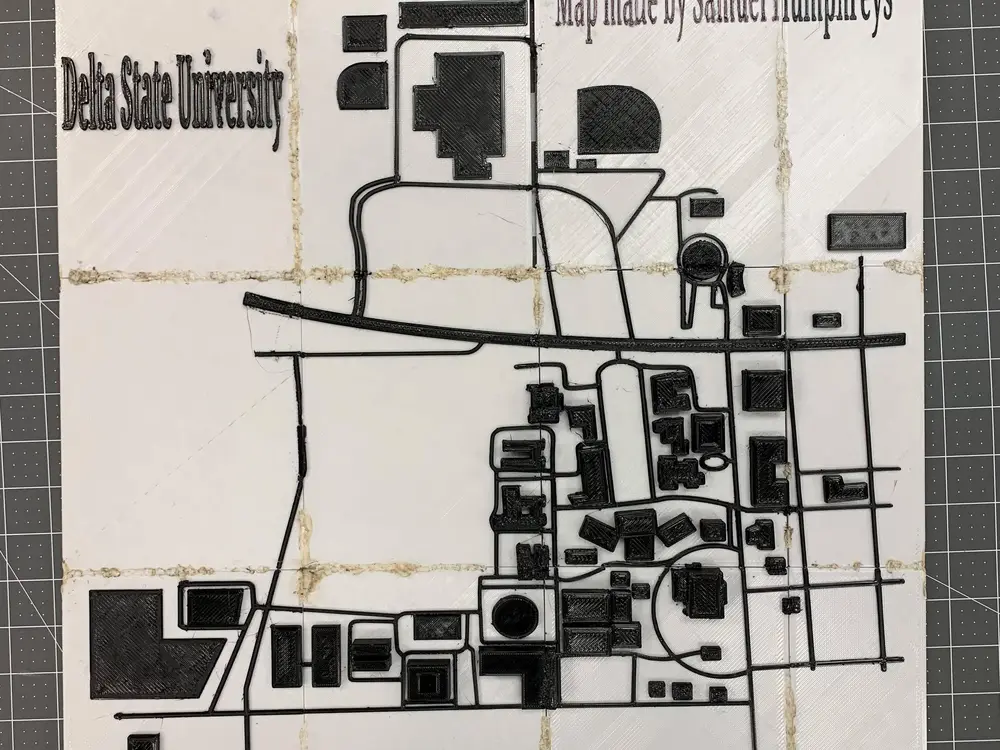 Delta State University campus 3d map