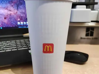 McDonald's cup penholder
