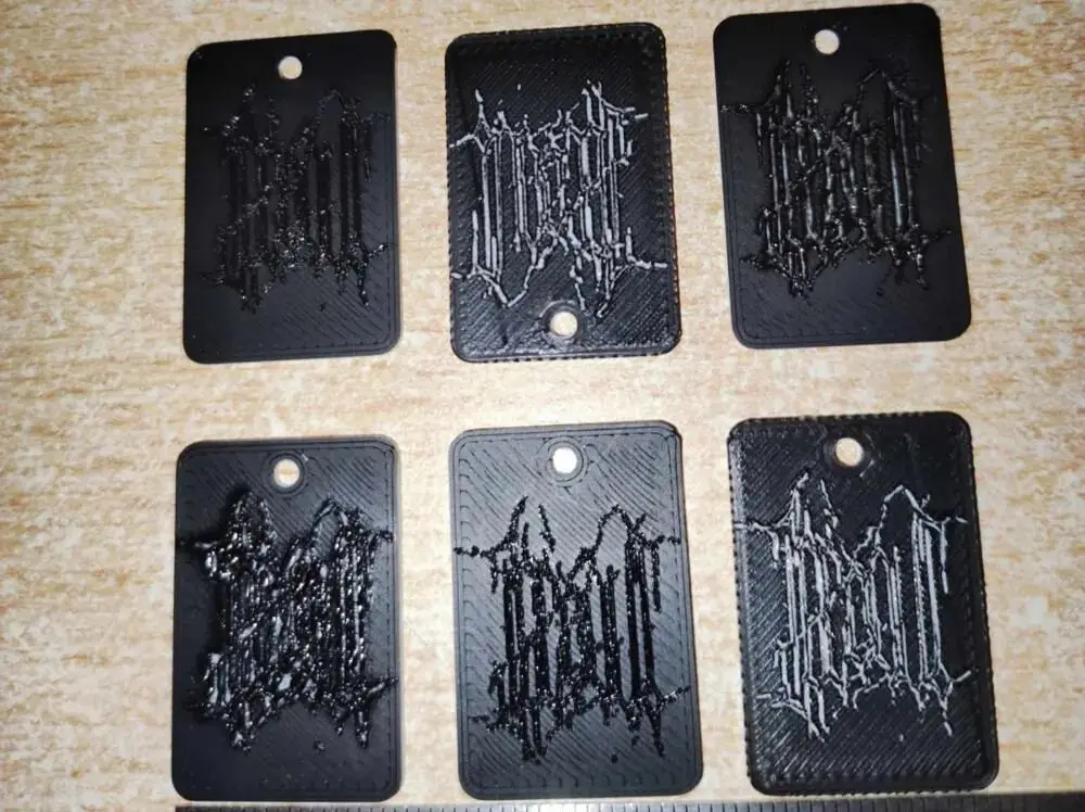 Customizable tags for laser engraving