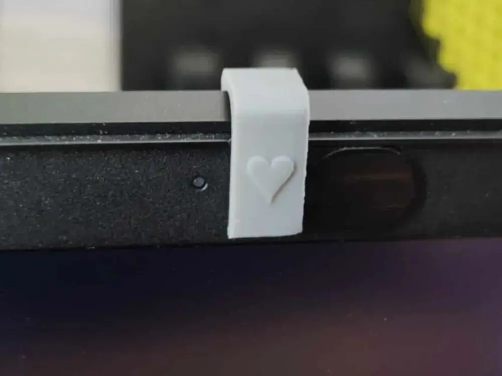 Simple and light webcam cover