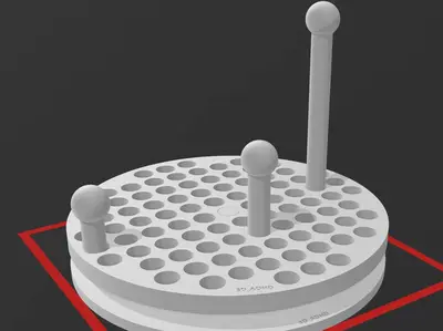 Adjustable Spinning Paint Mount/Stand